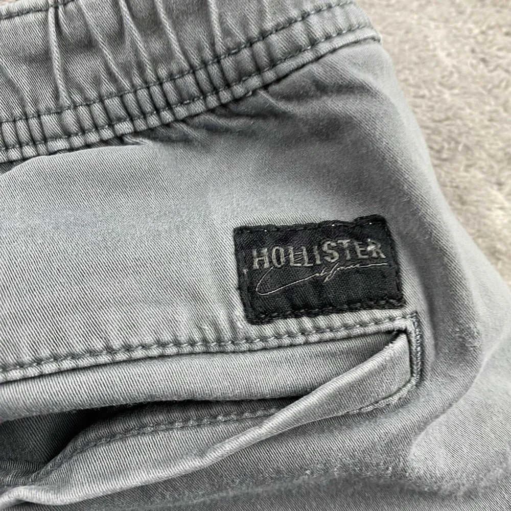 Hollister Stacked Skinny Jogger Mens Large Gray Advanced Stretch